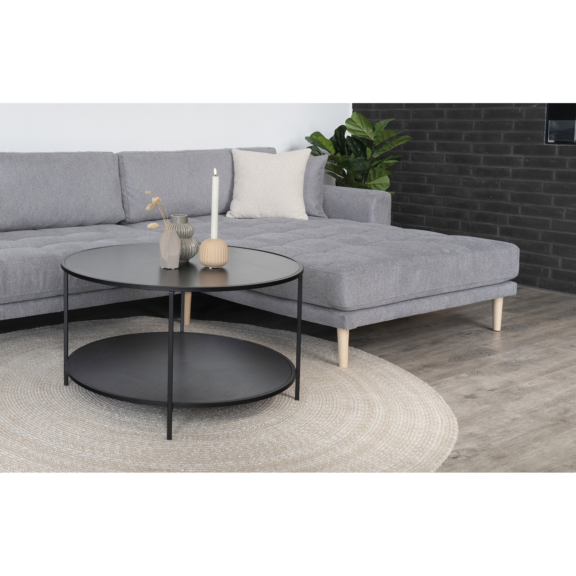 Kussen Skeskar Beige 45x45 cm - Afbeelding 3