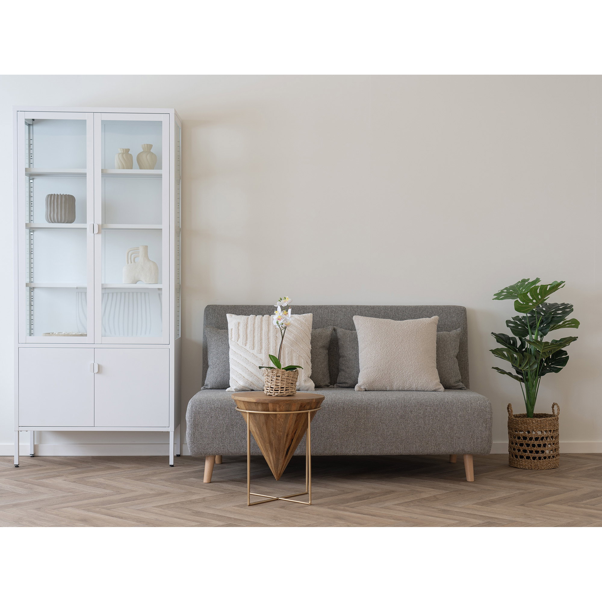 Kussen Skeskar Beige 45x45 cm - Afbeelding 5