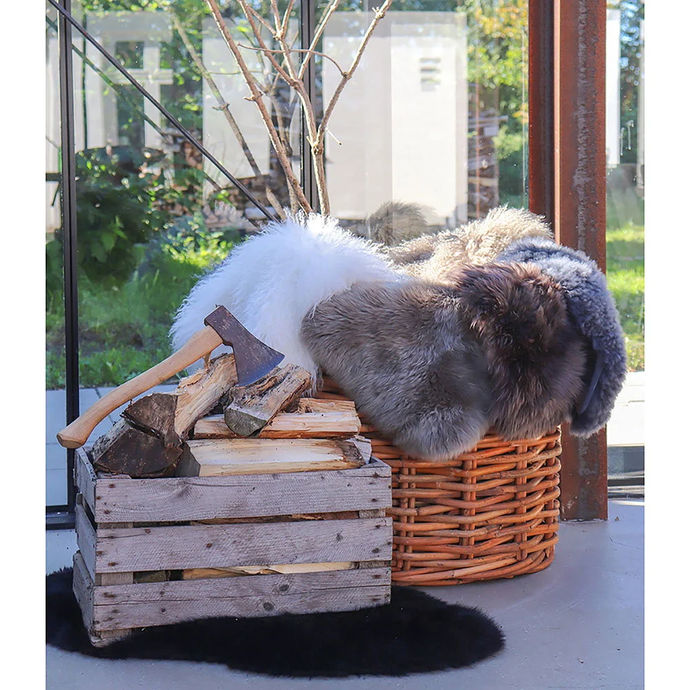 Lamsvacht Greiland Naturel 85x50 cm - Afbeelding 3