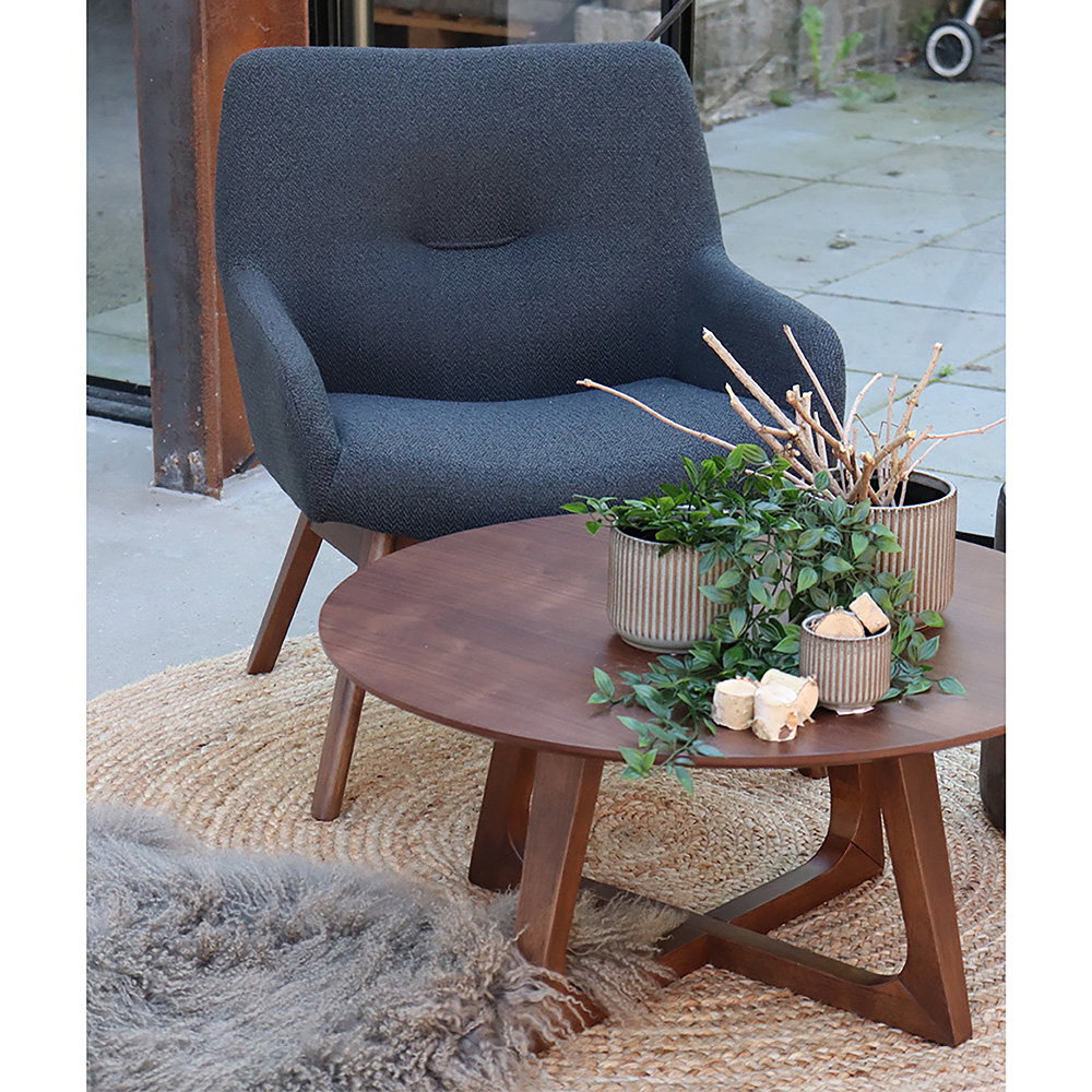 Vloerkleed Zeintaro Naturel Ø150 cm - Afbeelding 3