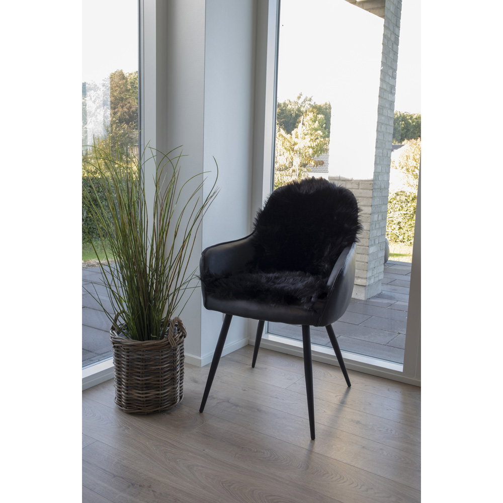 Schapenvacht Baussero Zwart 85x50 cm - Afbeelding 3