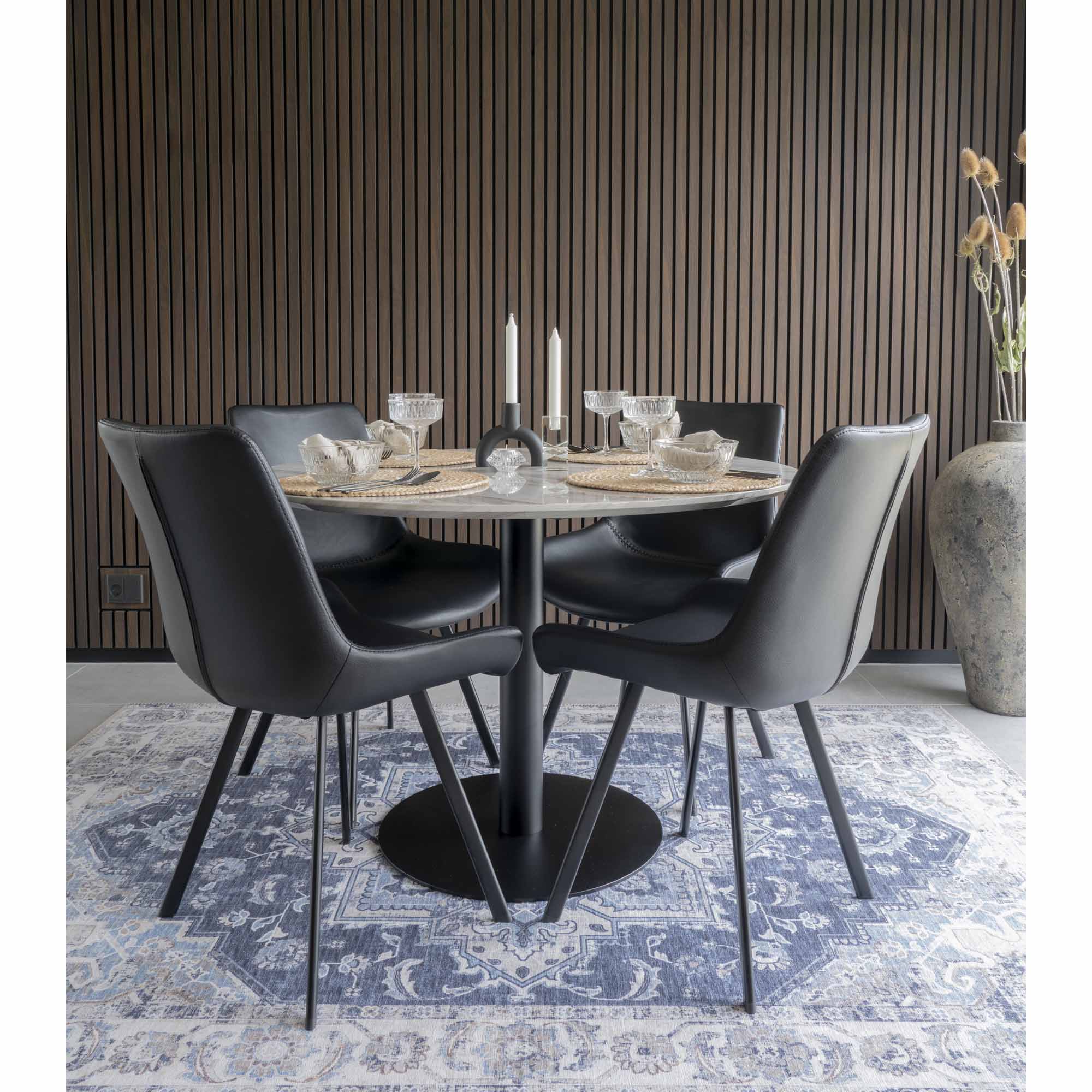Vloerkleed Mirrone Blauw 230x160 cm - Afbeelding 5