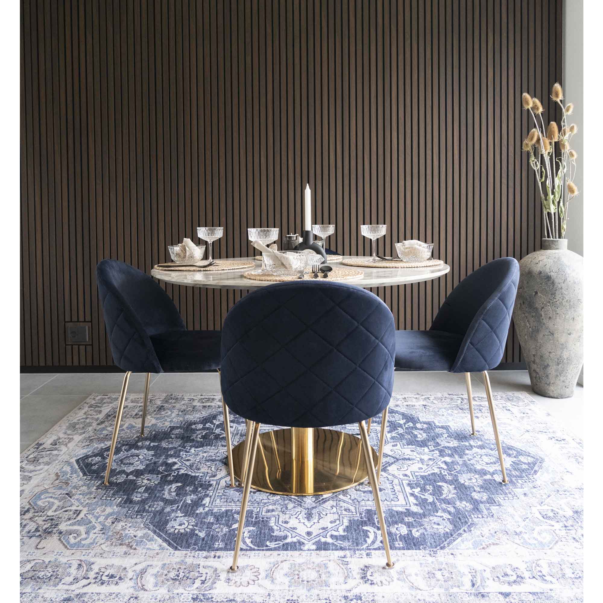 Vloerkleed Mirrone Blauw 230x160 cm - Afbeelding 6