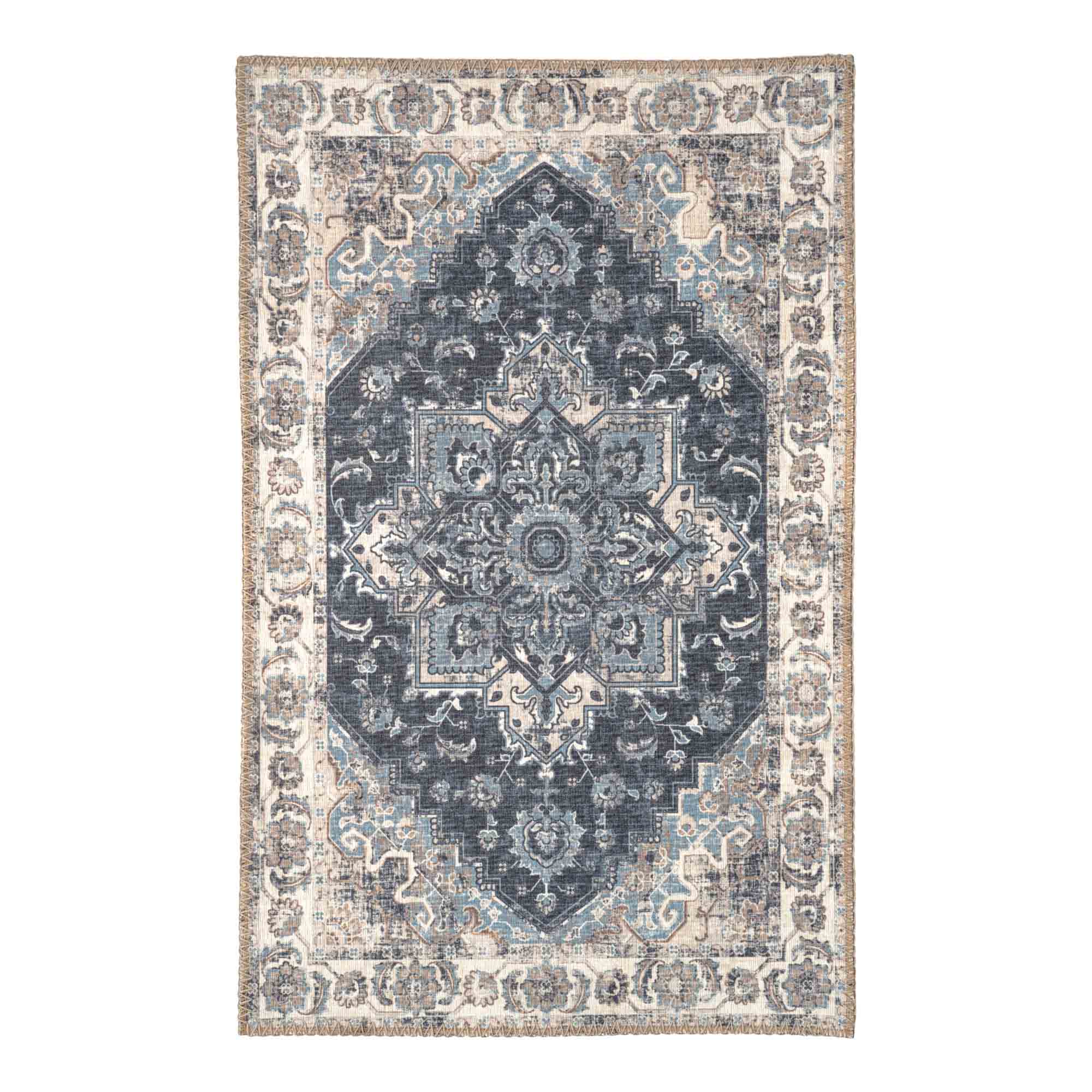 Deurmat Griedond Blauw 80x50 cm