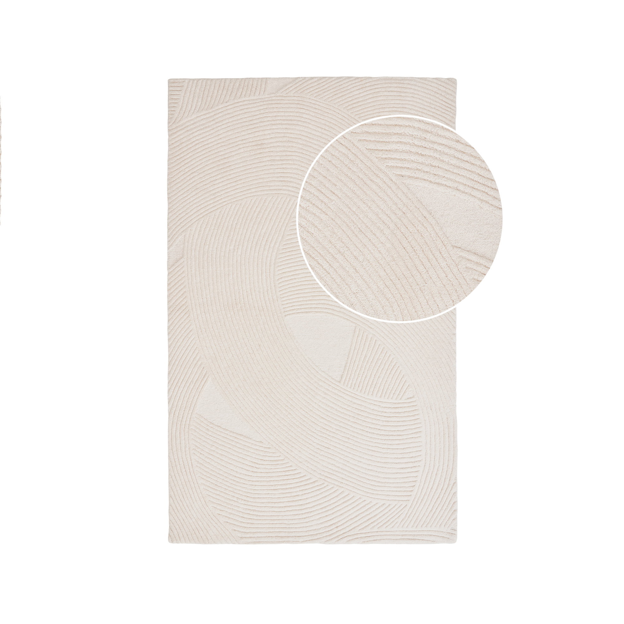 Vloerkleed Booskia Ivoor 230x160 cm