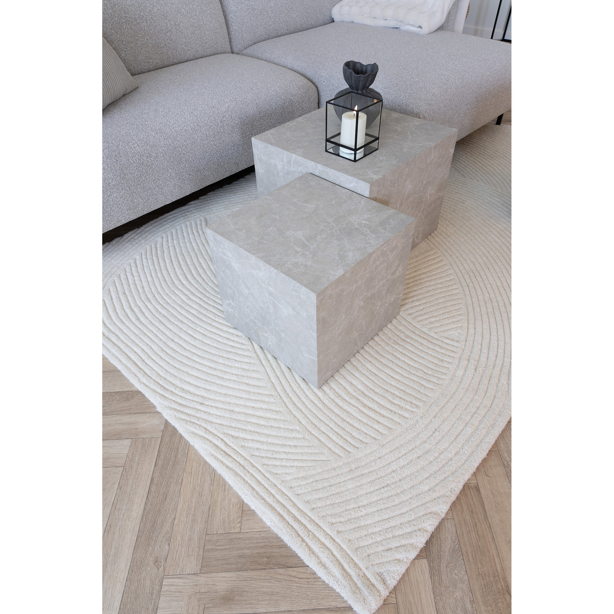 Vloerkleed Booskia Ivoor 230x160 cm - Afbeelding 6