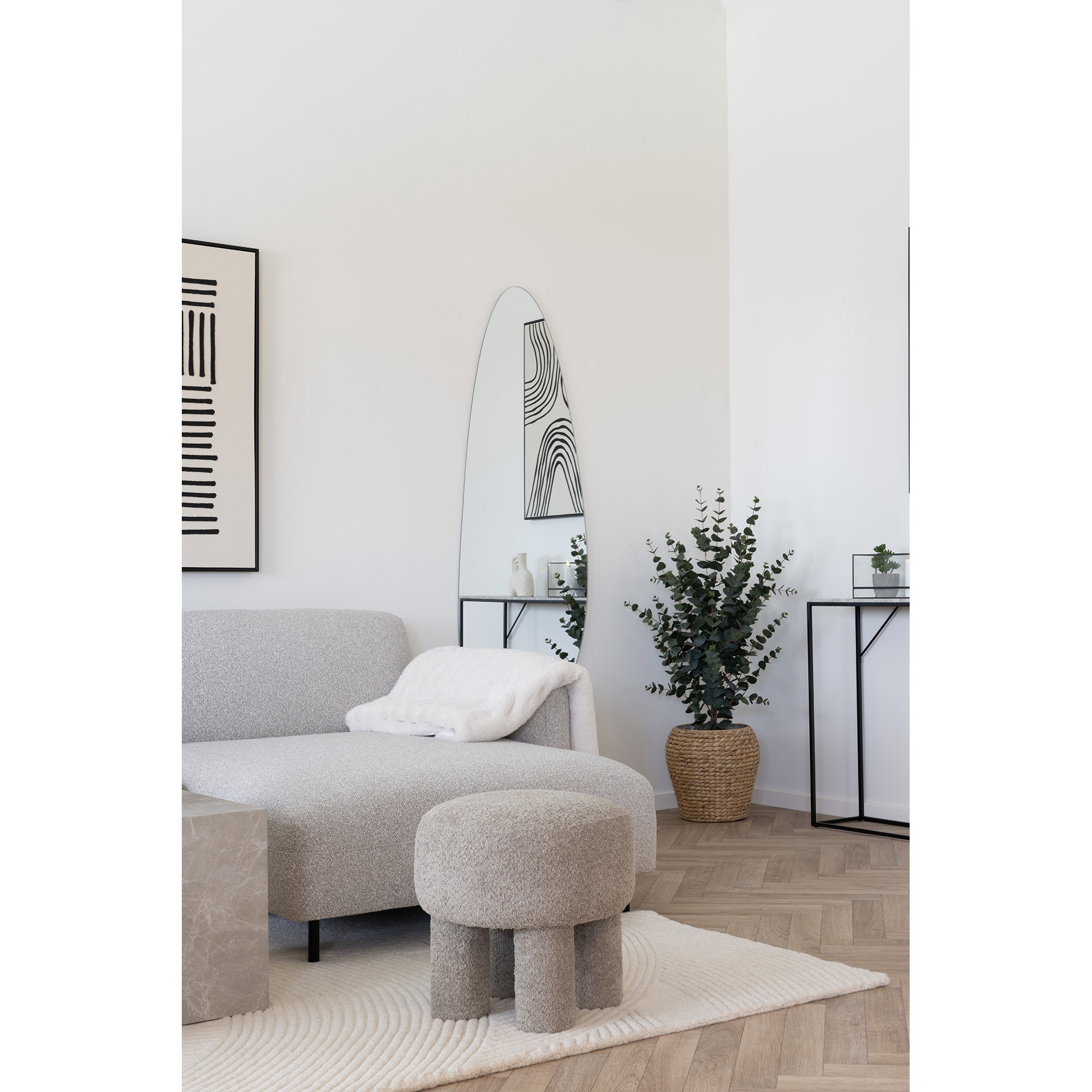Vloerkleed Booskia Ivoor 230x160 cm - Afbeelding 7