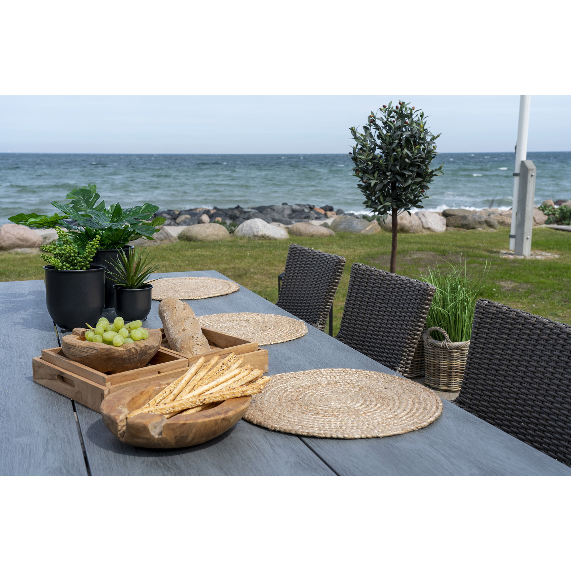 Placemat Dasu Jute Naturel - Set van 4 - Afbeelding 5