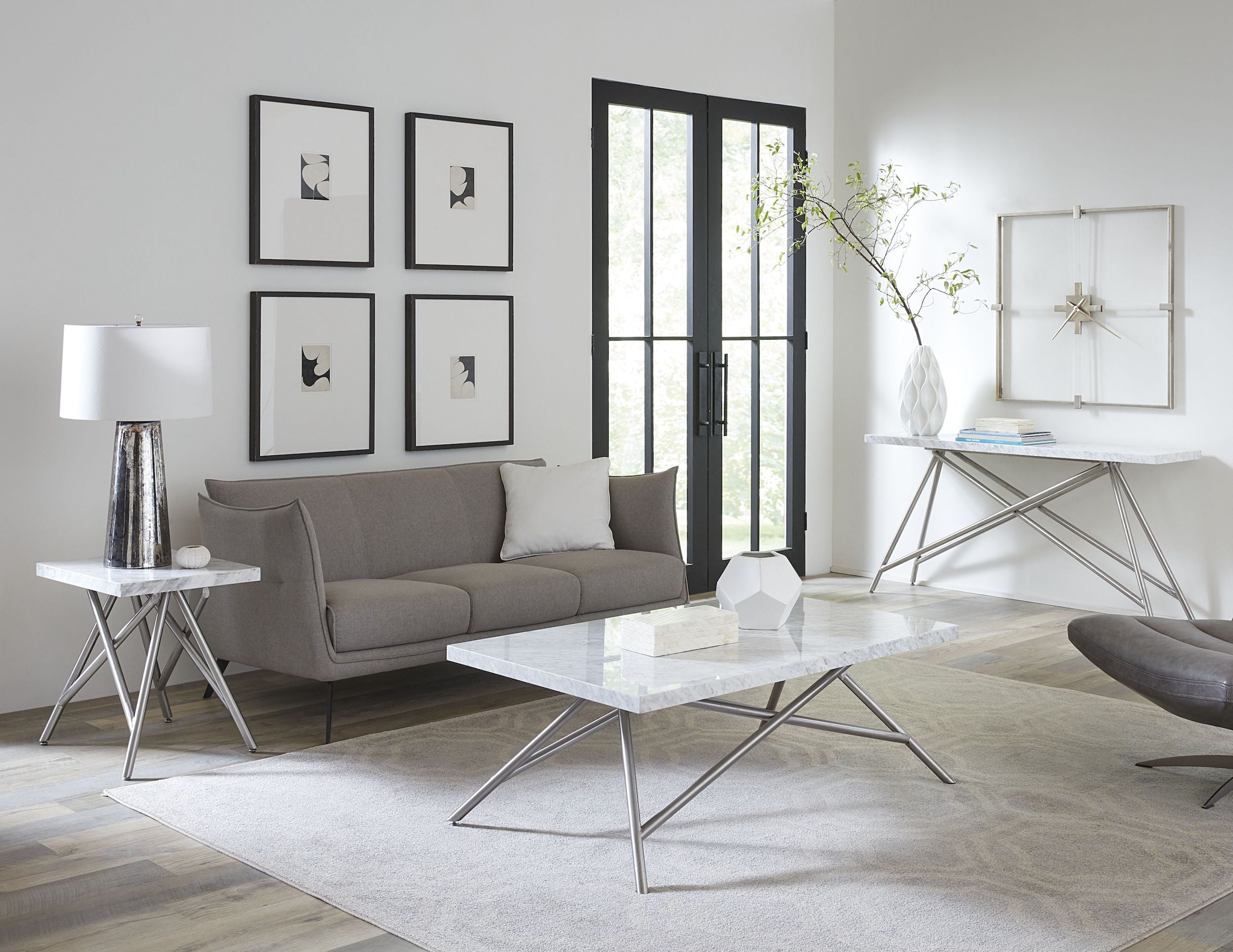 Sidetable Gaulik Marmer 152 cm - Afbeelding 6