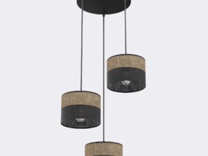 Hanglamp Flestol Zwart Ø20 cm