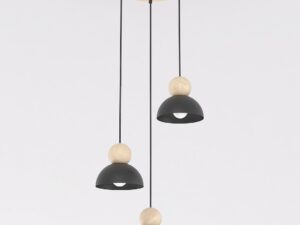 Hanglamp Lallonte Zwart