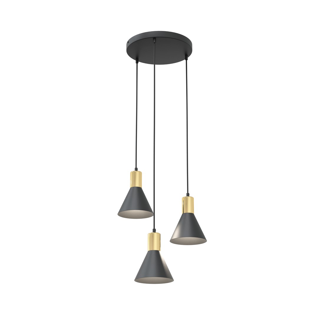 Hanglamp Hauli Zwart Ø16 cm