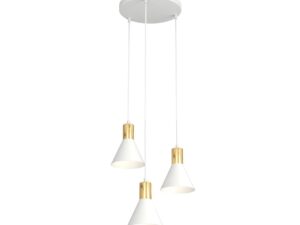 Hanglamp Lamonte Wit Ø16 cm