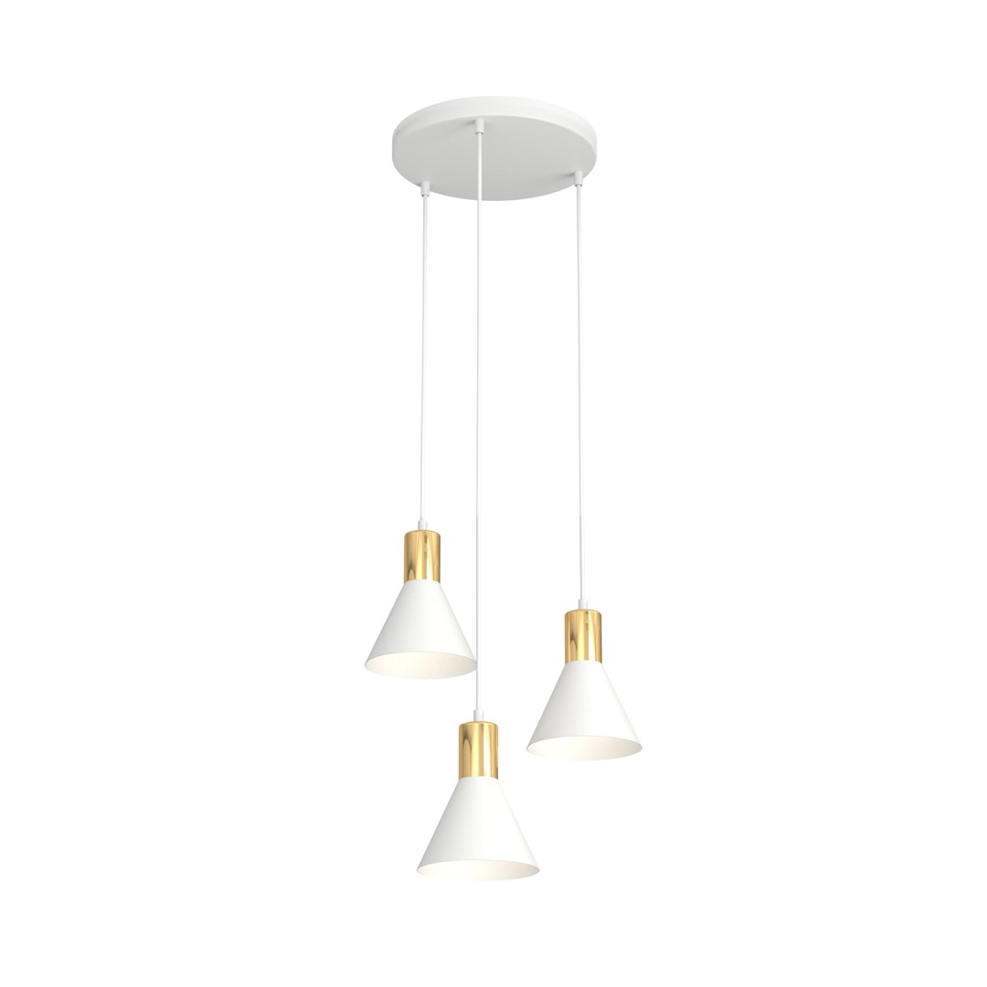 Hanglamp Lamonte Wit Ø16 cm