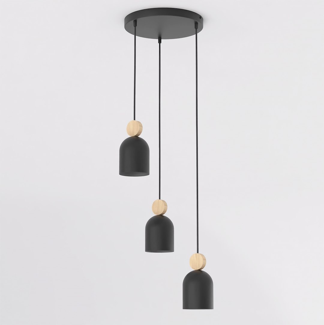 Hanglamp Priernund Zwart