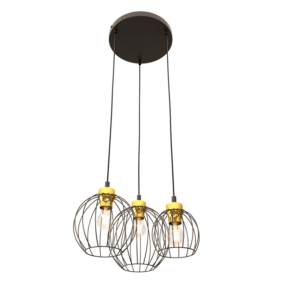 Hanglamp Kleeru Zwart Ø24 cm