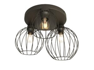 Plafondlamp Pamplona Zwart Ø24 cm