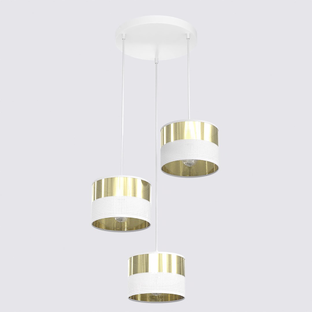 Hanglamp Gijon Wit Ø20 cm