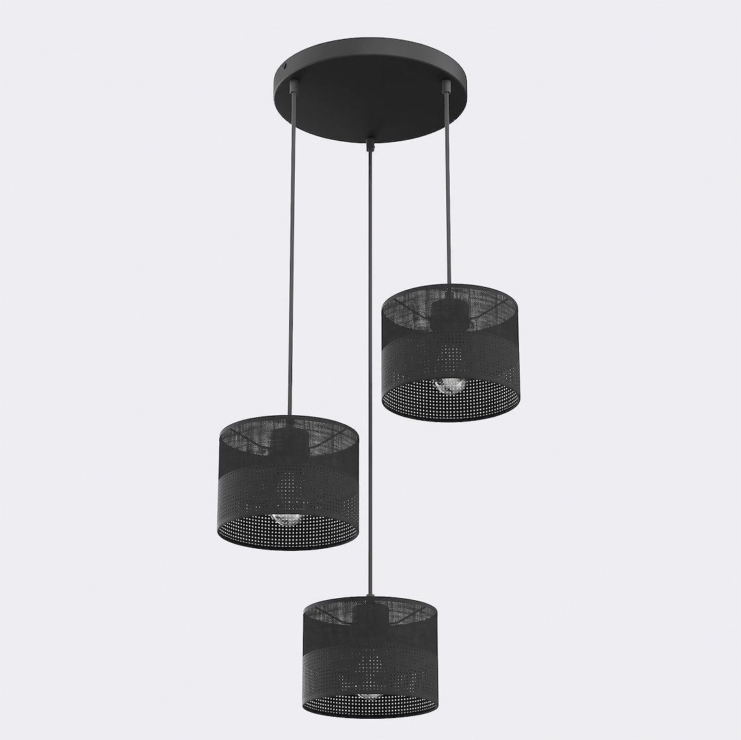 Hanglamp Treisen Zwart Ø20 cm