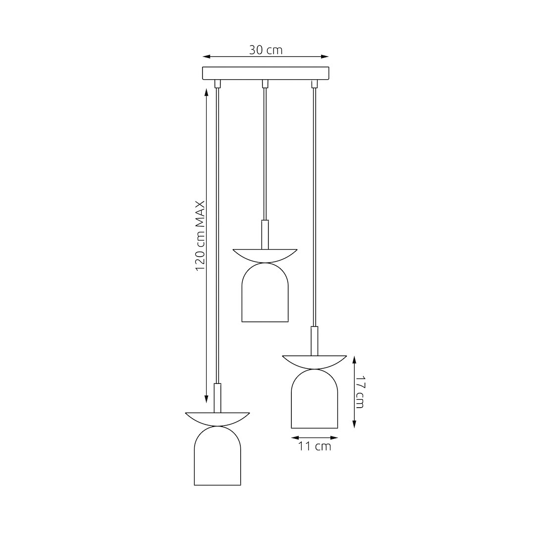 Hanglamp Zildea Zwart - Afbeelding 2