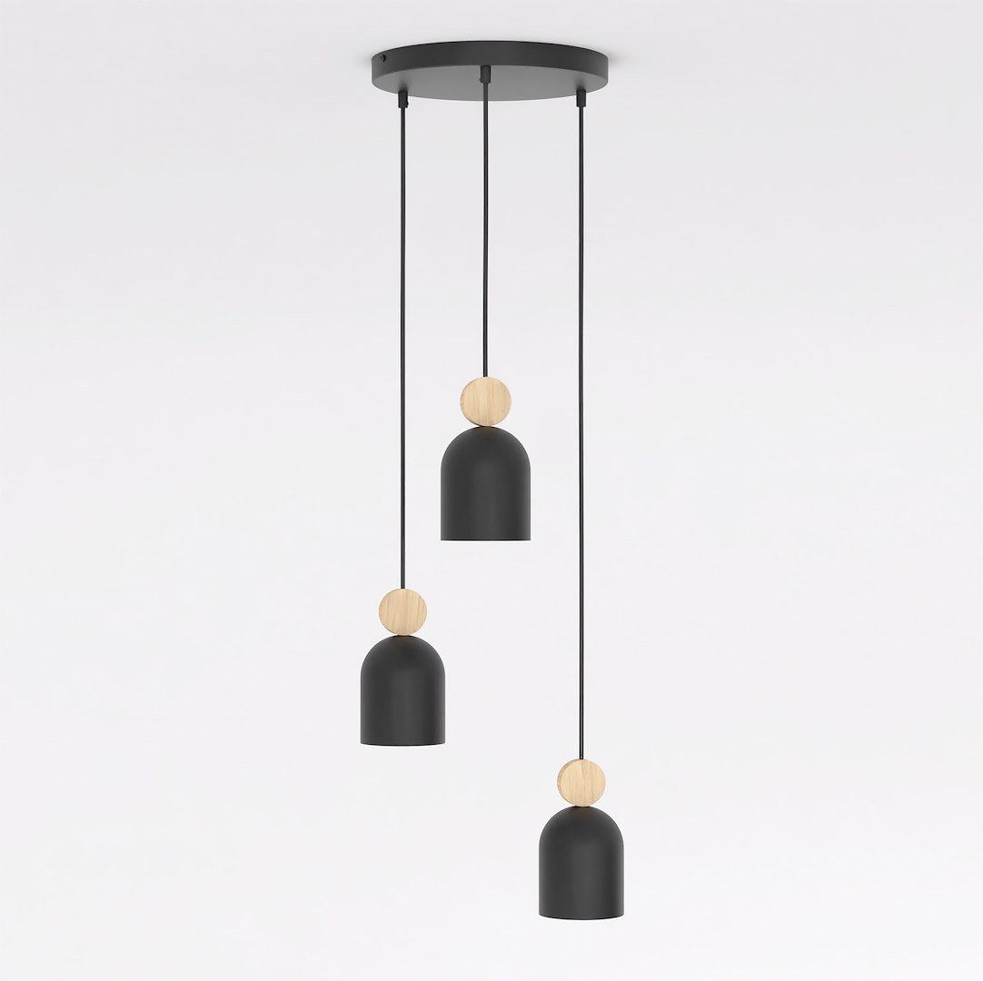 Hanglamp Priernund Zwart - Afbeelding 2