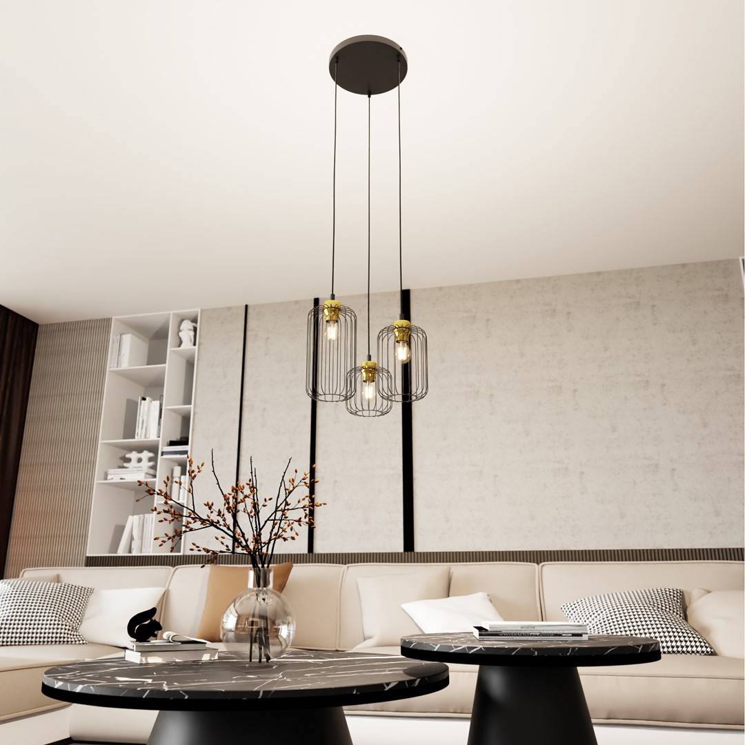 Hanglamp Prolvil Zwart Ø16 cm - Afbeelding 2