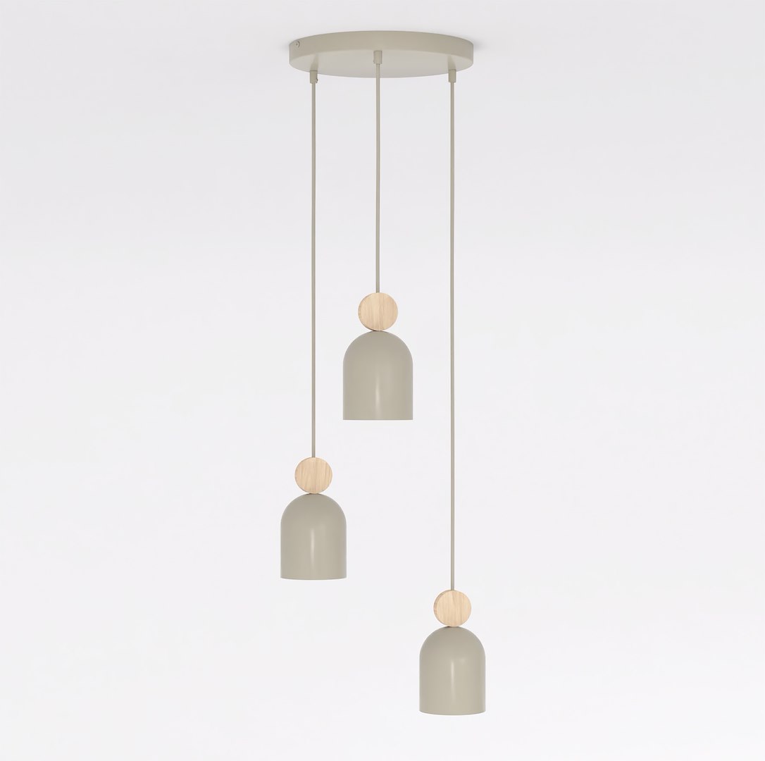 Hanglamp Skiellan Beige - Afbeelding 2