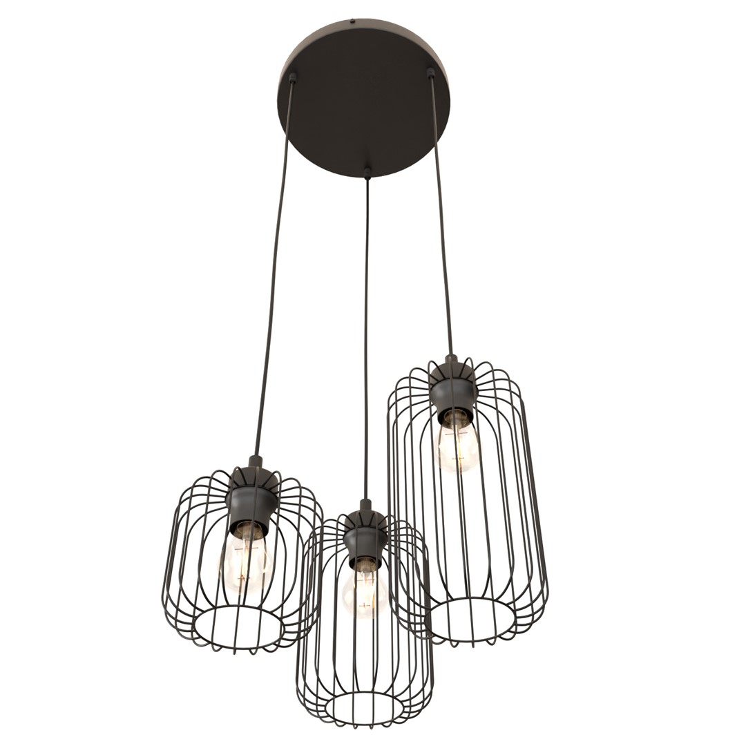 Hanglamp Priekio Zwart Ø16 cm - Afbeelding 2