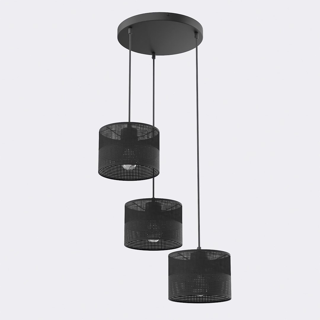 Hanglamp Treisen Zwart Ø20 cm - Afbeelding 2