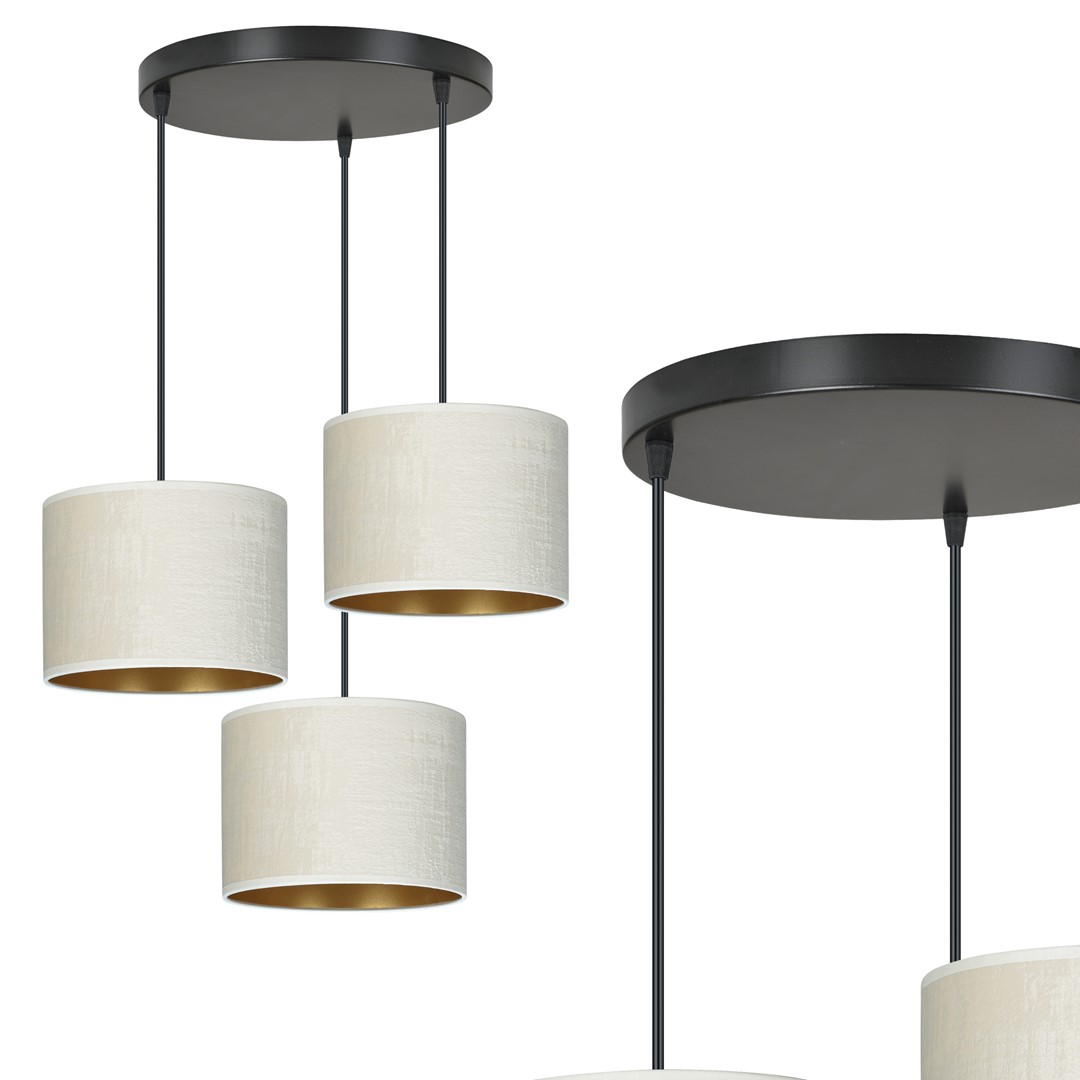 Hanglamp Fleetira Zwart Ø20 cm - Afbeelding 2