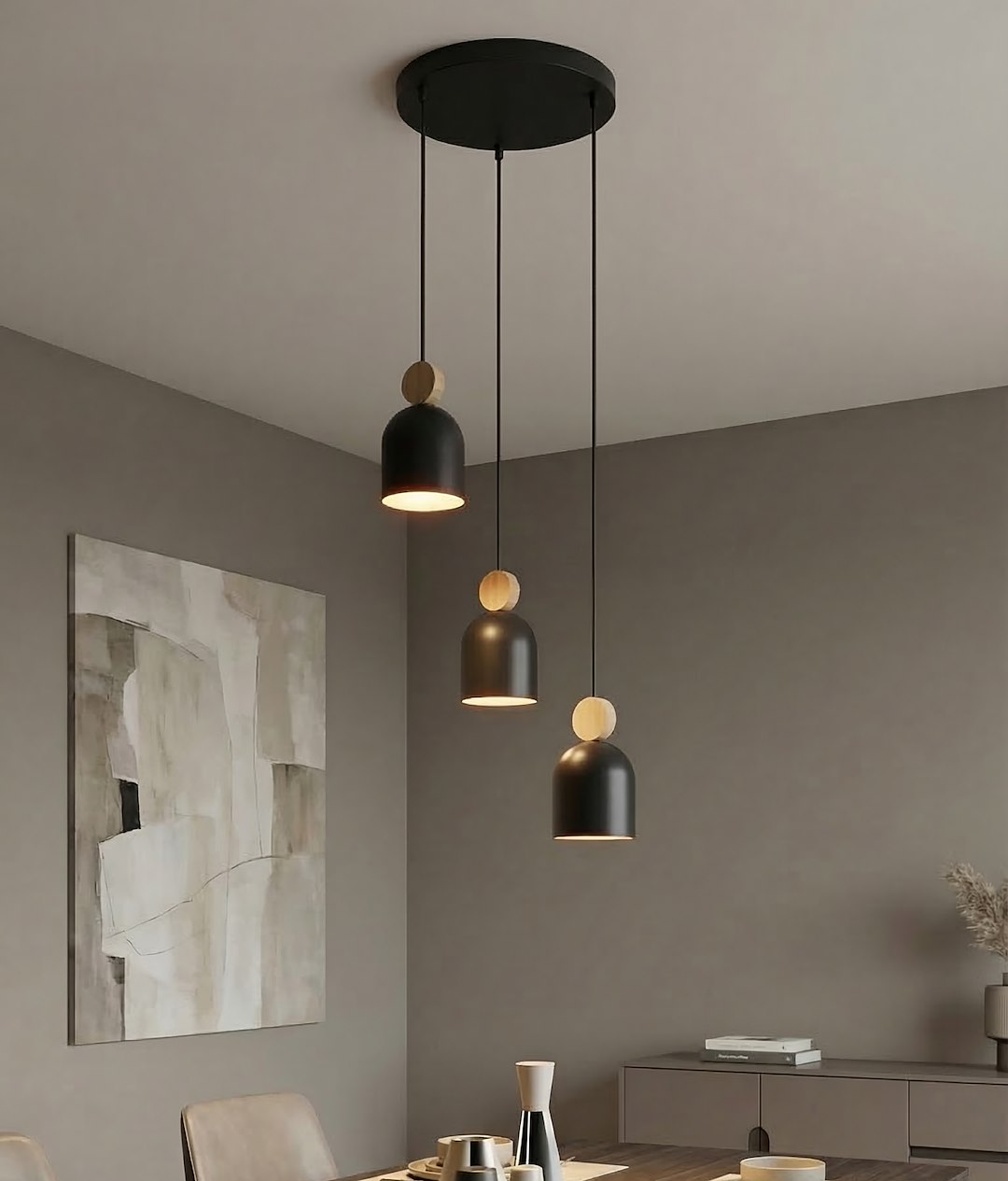 Hanglamp Priernund Zwart - Afbeelding 3
