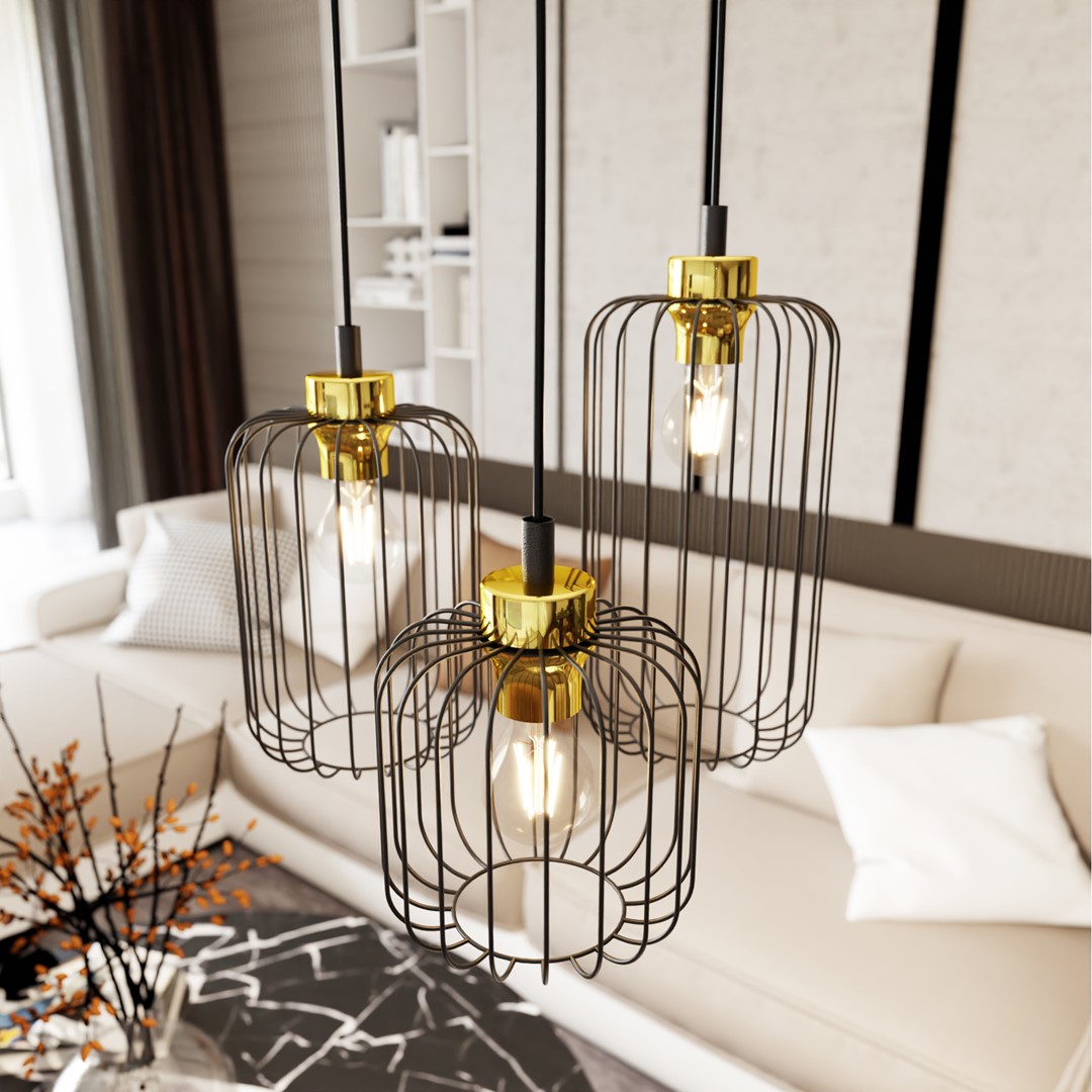 Hanglamp Prolvil Zwart Ø16 cm - Afbeelding 3
