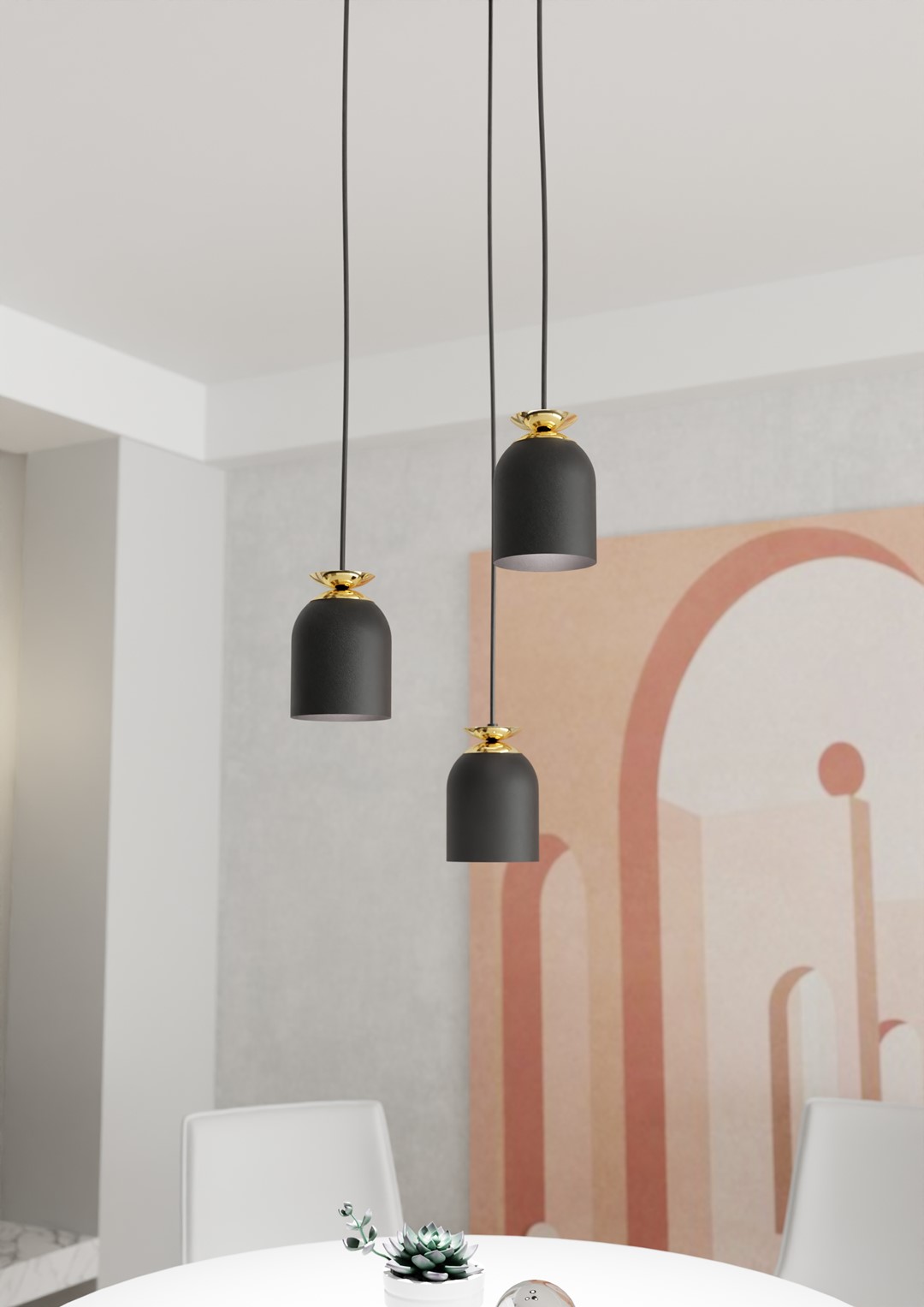 Hanglamp Klausten Zwart Ø11 cm - Afbeelding 3