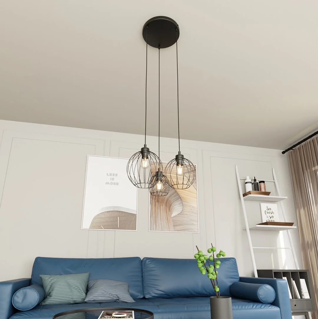 Hanglamp Flolino Zwart Ø24 cm - Afbeelding 3
