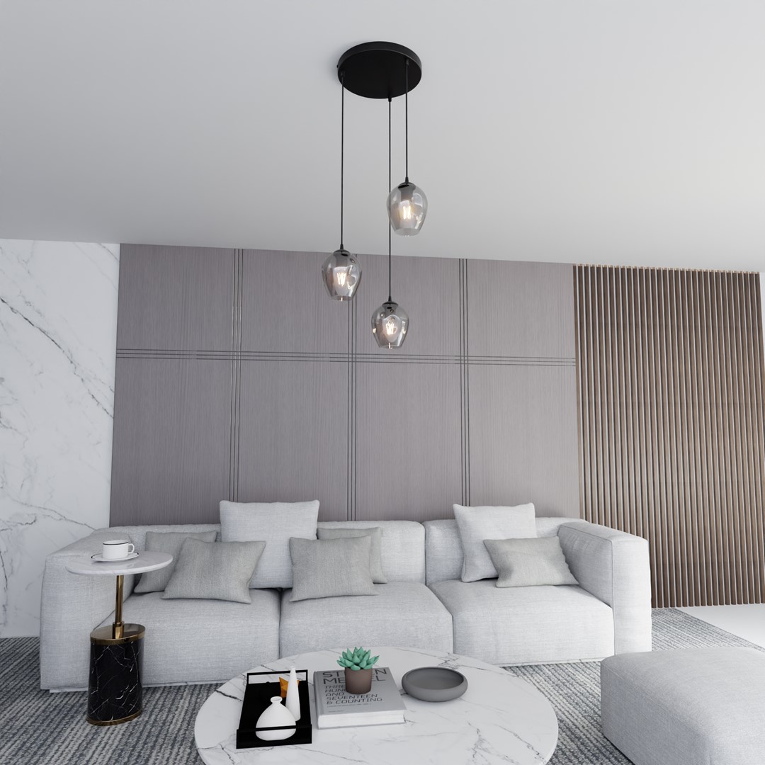 Hanglamp Naunnos Zwart Ø14 cm - Afbeelding 3