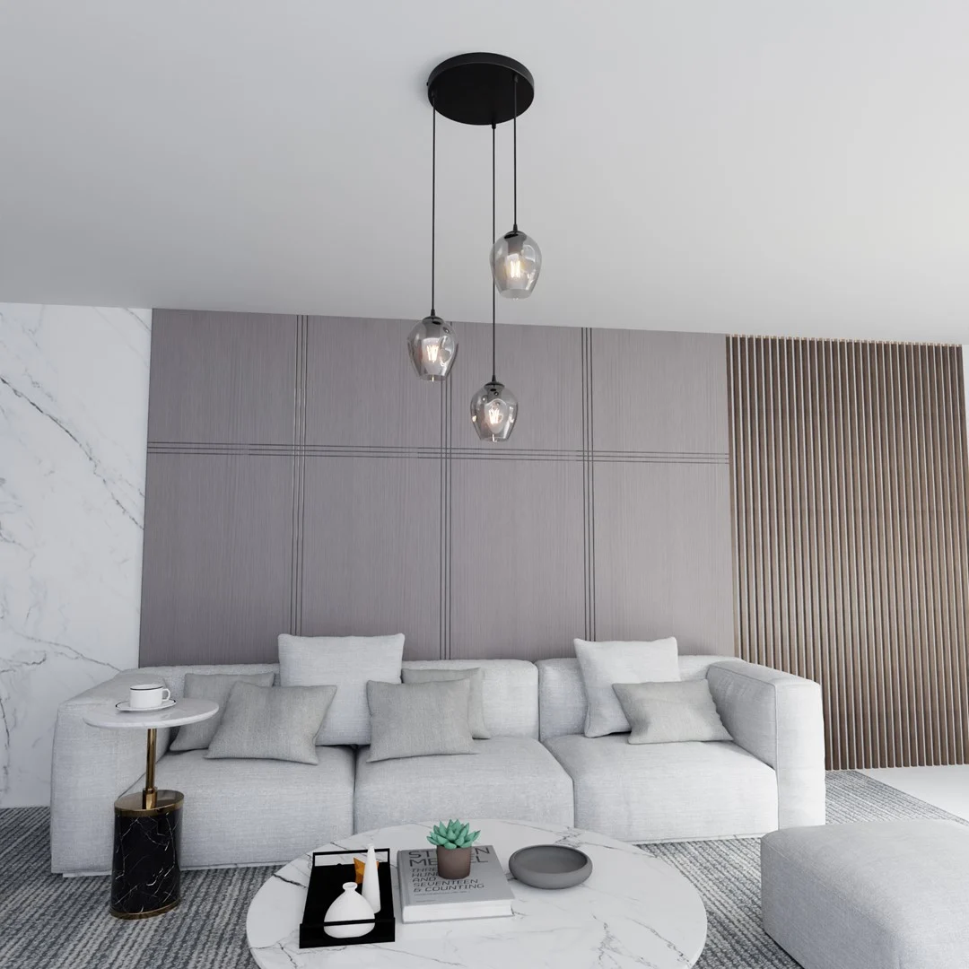 Hanglamp Naunnos Zwart Ø14 cm - Afbeelding 3