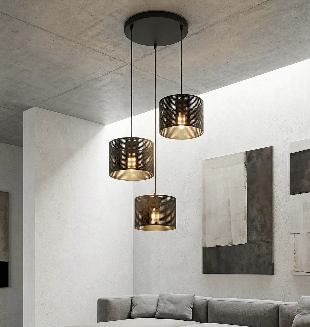 Hanglamp Trinu Zwart Ø20 cm - Afbeelding 3