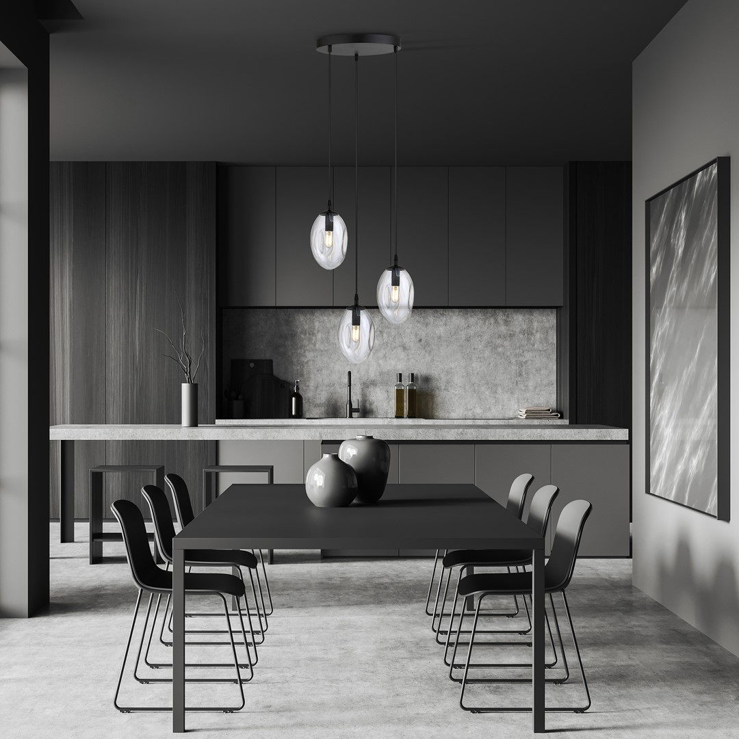 Hanglamp Doollano Zwart Ø12 cm - Afbeelding 4