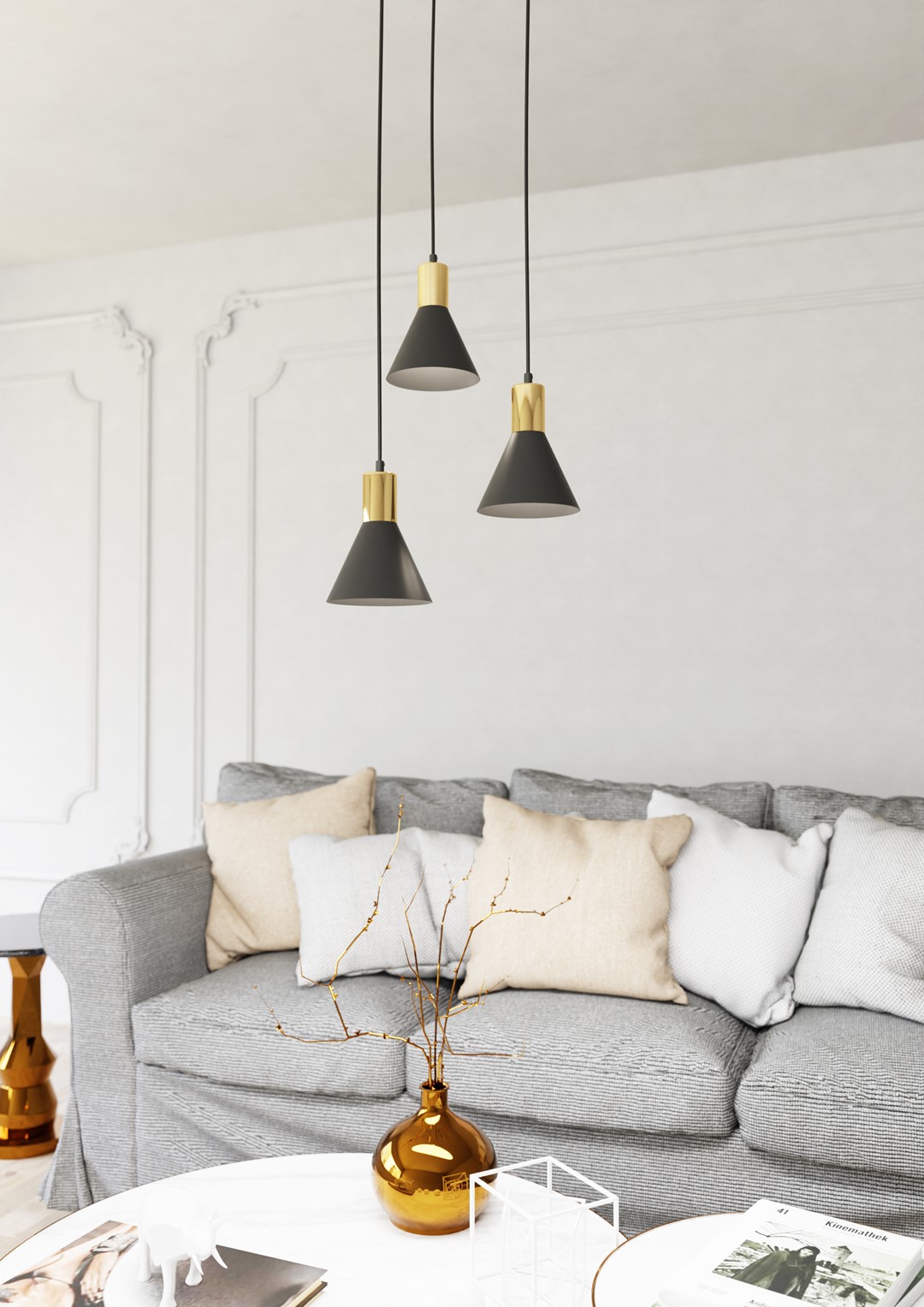 Hanglamp Hauli Zwart Ø16 cm - Afbeelding 4