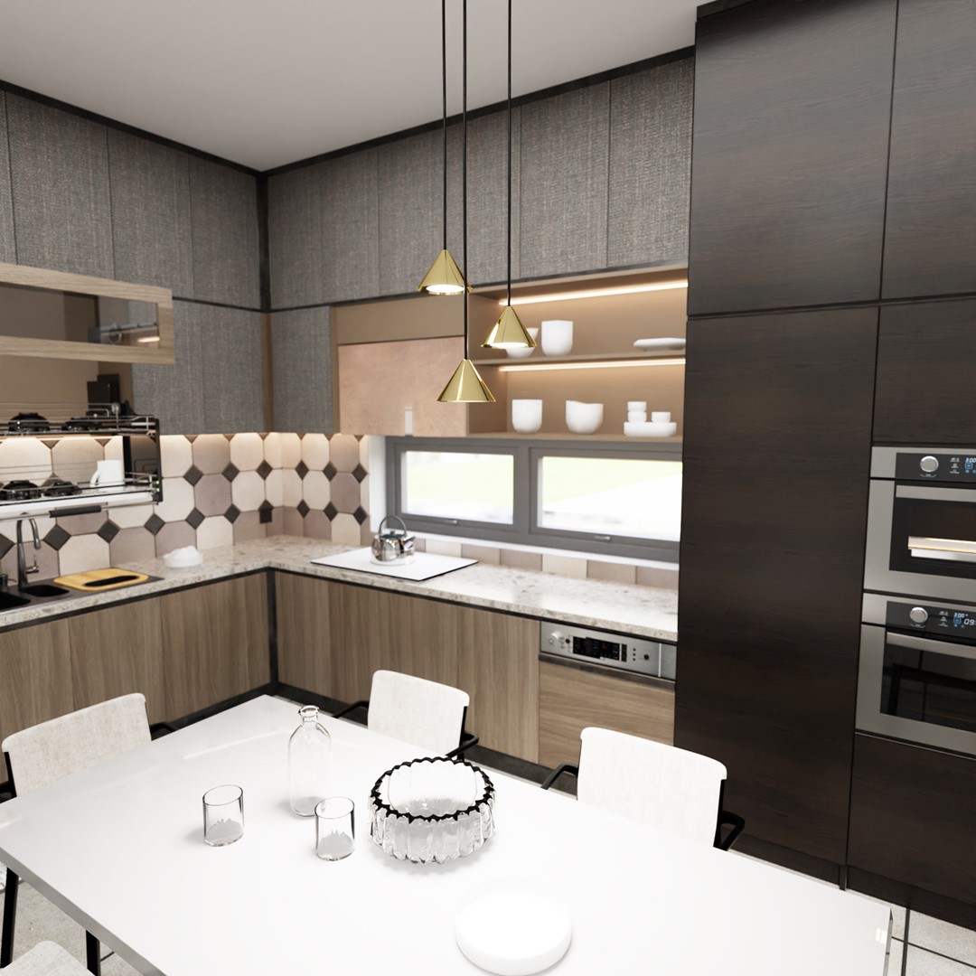 Hanglamp Zussino Goud - Afbeelding 4