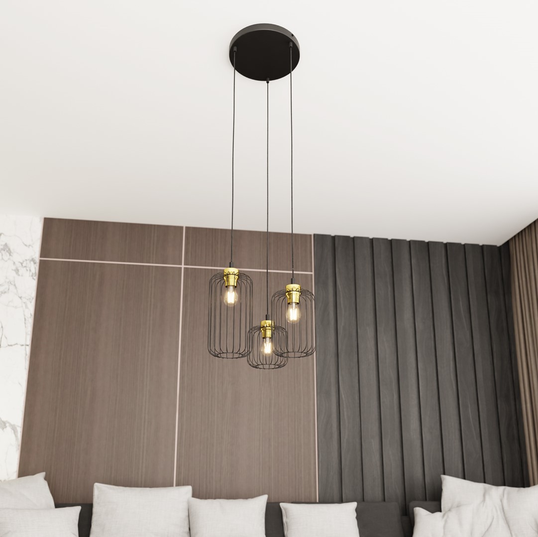 Hanglamp Prolvil Zwart Ø16 cm - Afbeelding 4