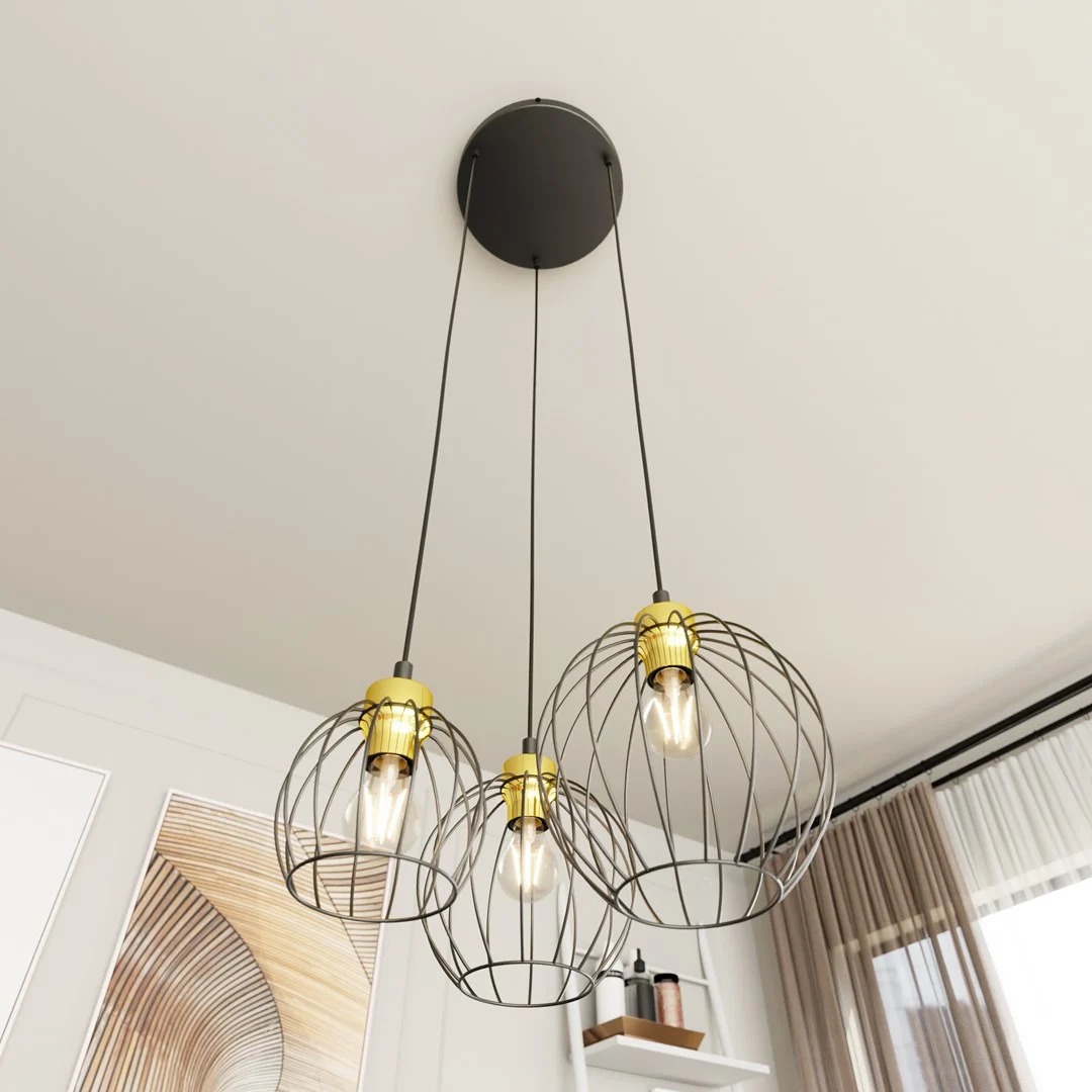 Hanglamp Kleeru Zwart Ø24 cm - Afbeelding 4
