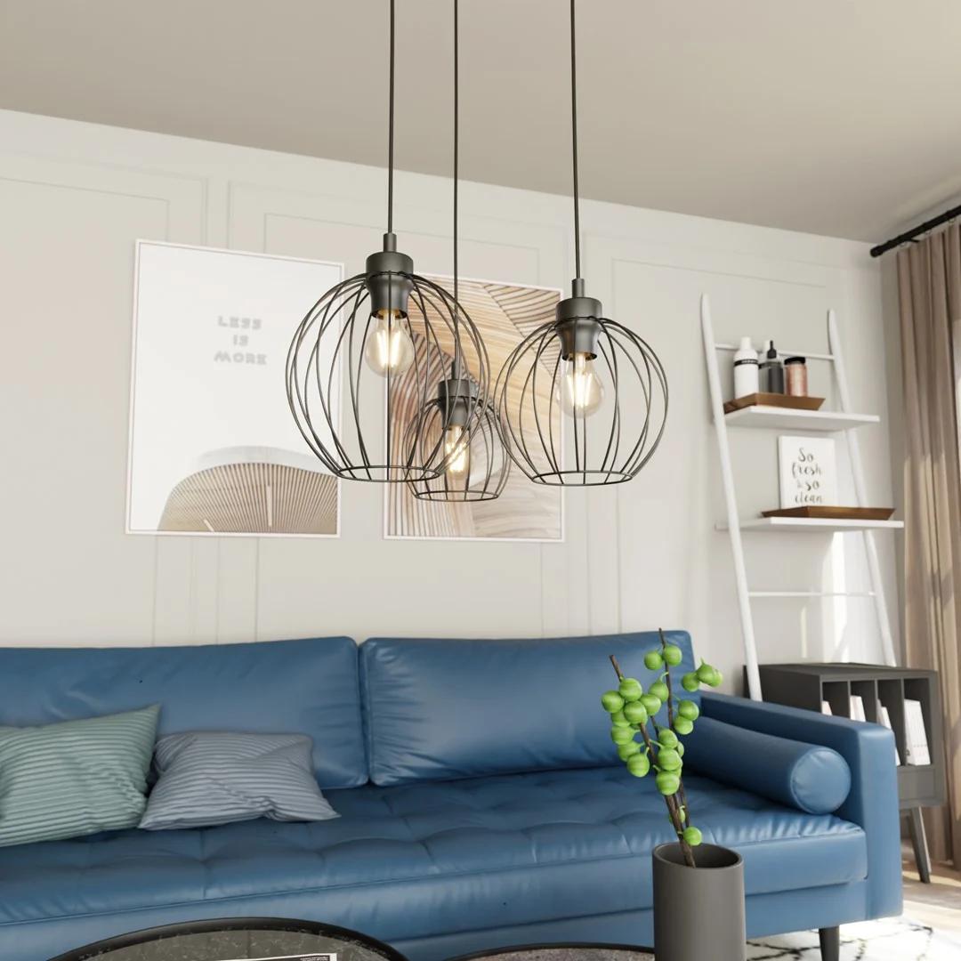 Hanglamp Flolino Zwart Ø24 cm - Afbeelding 4