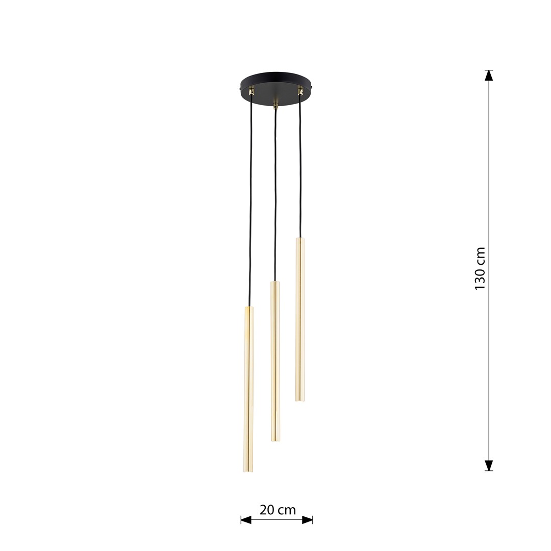 Hanglamp Troonnira Zwart Ø2 cm - Afbeelding 4