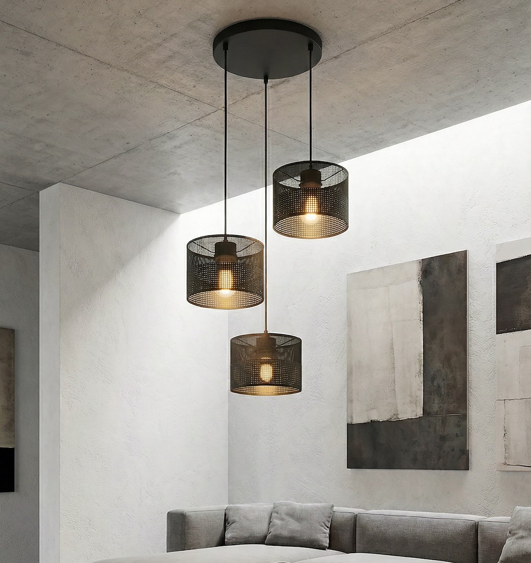 Hanglamp Treisen Zwart Ø20 cm - Afbeelding 4