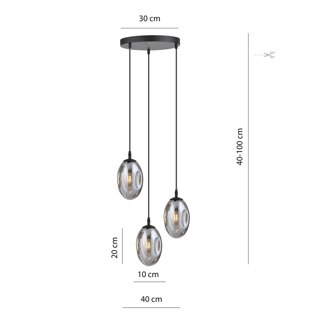 Hanglamp Griemum Zwart Ø12 cm - Afbeelding 5