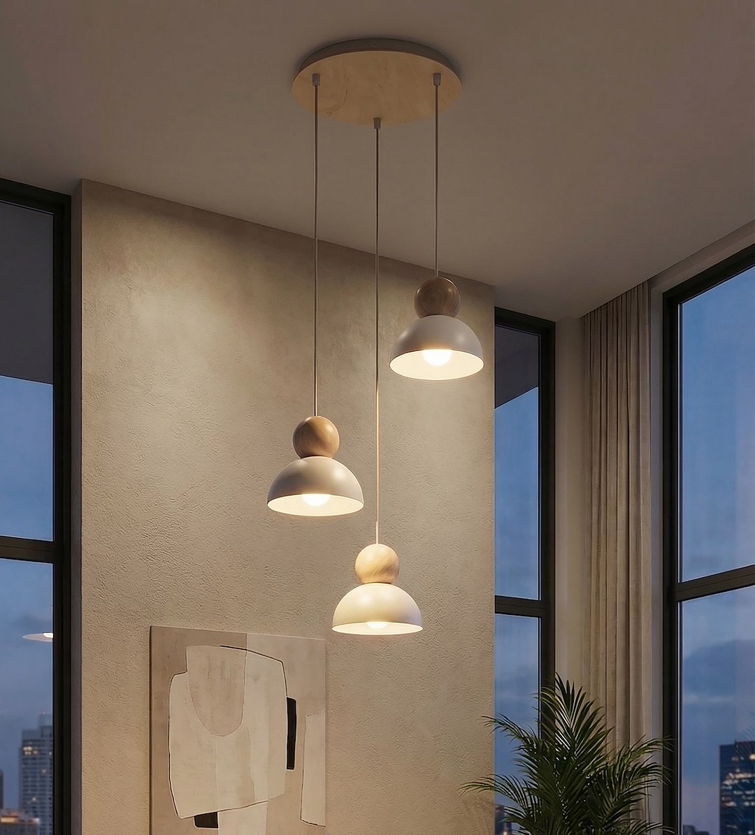 Hanglamp Zummil Wit - Afbeelding 5