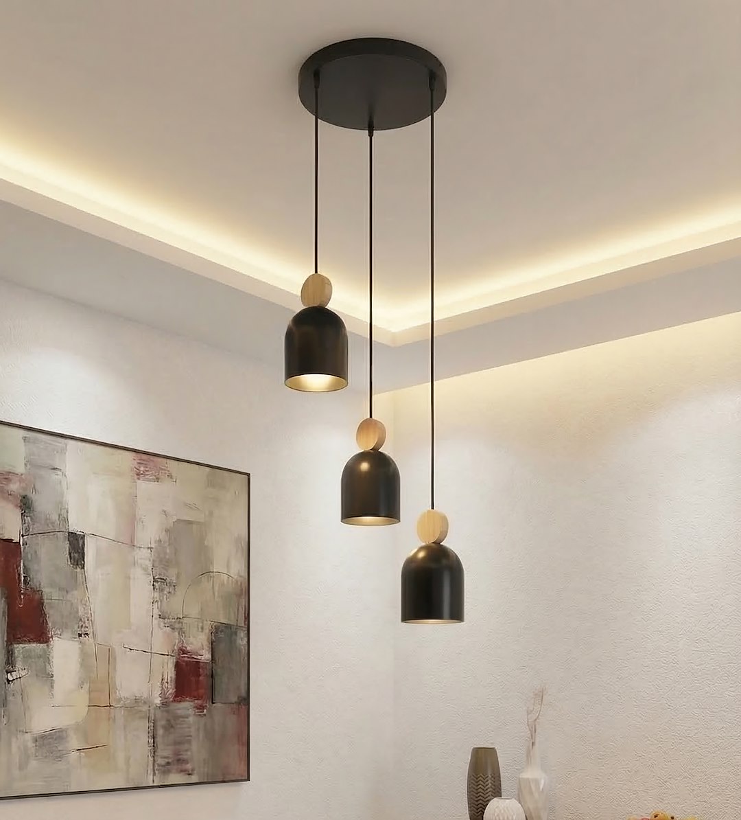 Hanglamp Priernund Zwart - Afbeelding 5