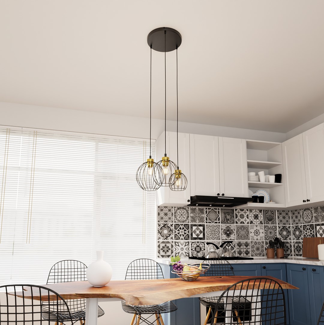 Hanglamp Kleeru Zwart Ø24 cm - Afbeelding 5