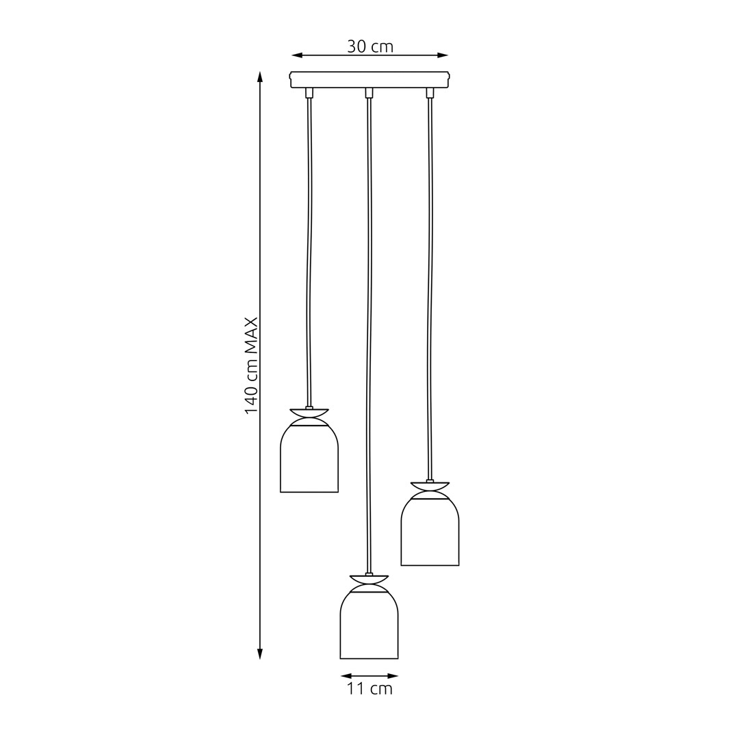 Hanglamp Klausten Zwart Ø11 cm - Afbeelding 5